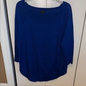 Express Royal Blue Knit Top
